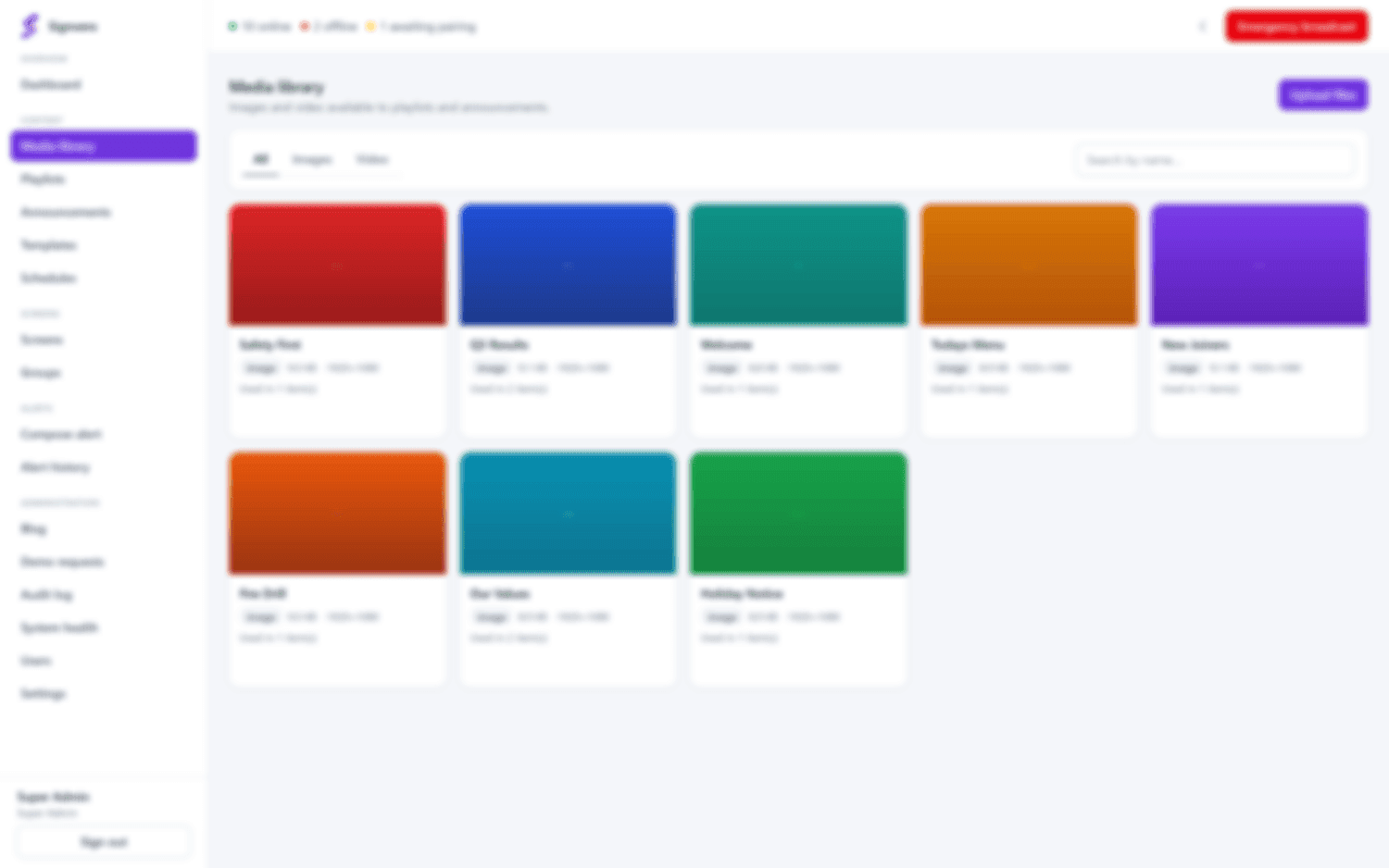 The media library with checksummed, deduplicated files